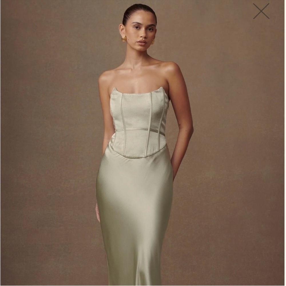 Meshki Harlow Satin Strapless